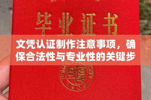 石家庄文凭认证制作注意事项，确保合法性与专业性的关键步骤
